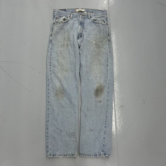 Vintage Y2k Levis's 505 Blue Regular Fit Jeans 32x32 - Picture 1 of 7